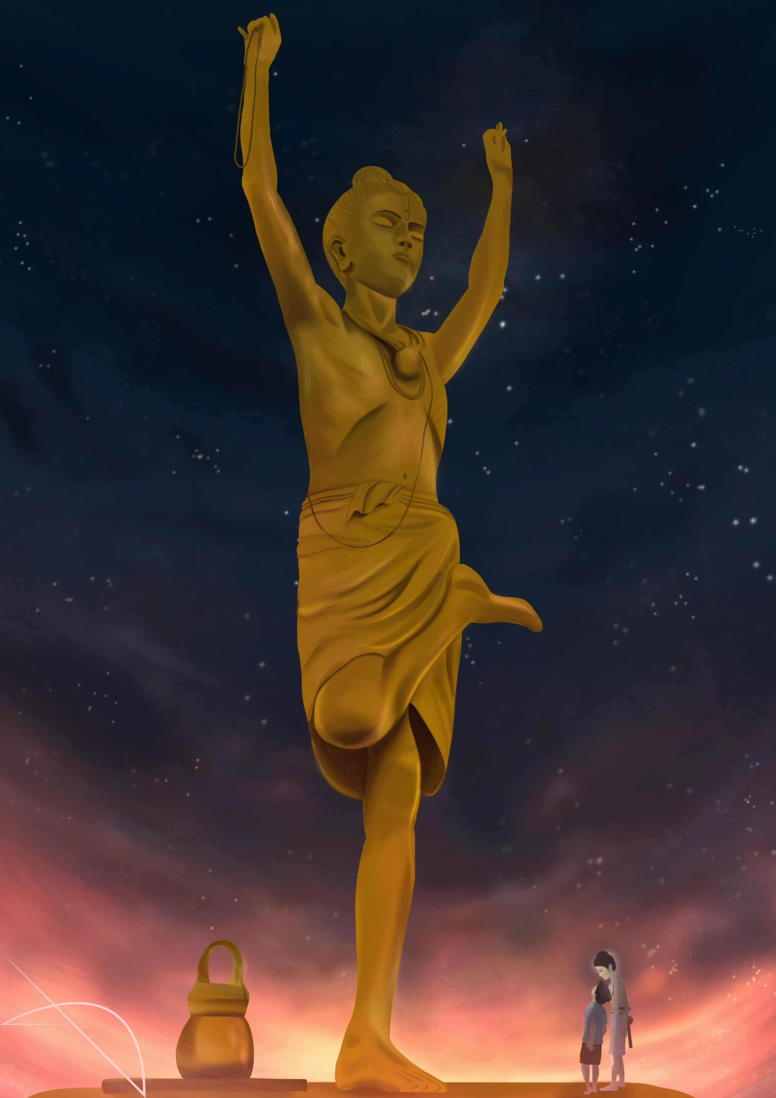 Yogi and his austerities
